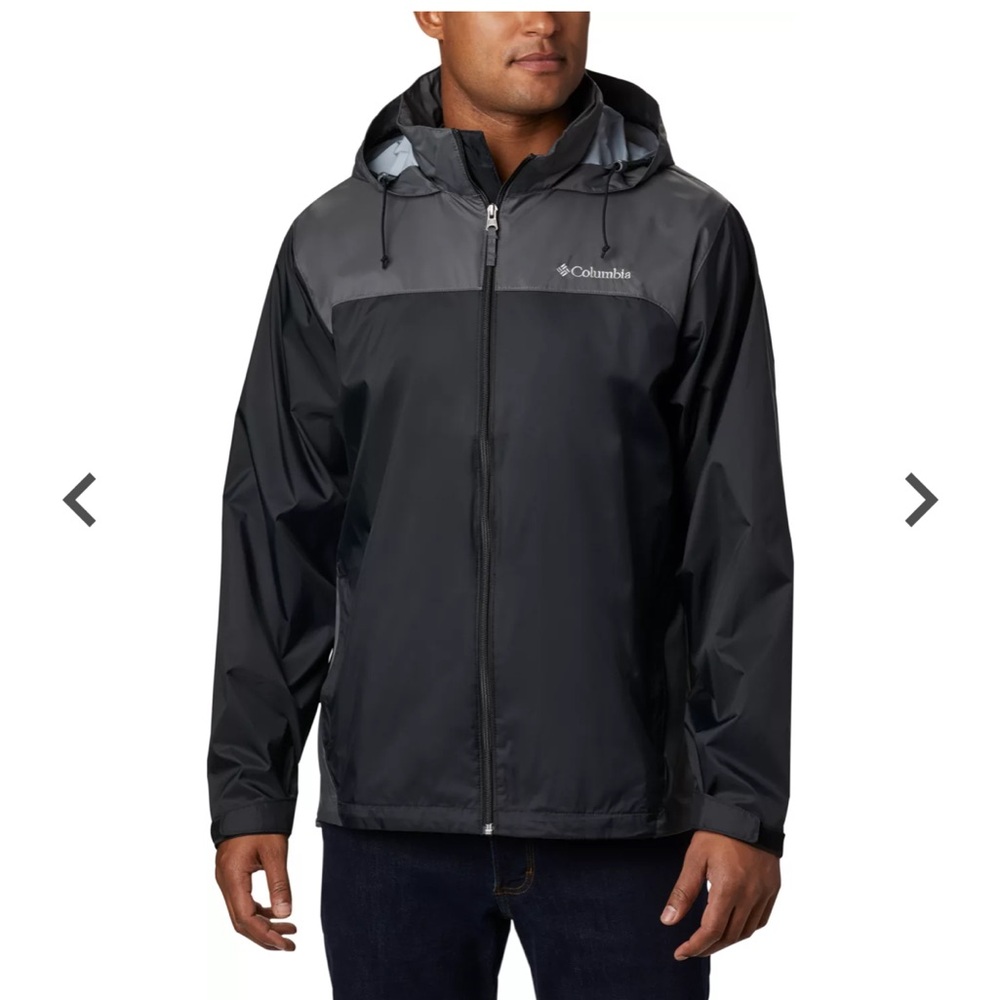 Columbia Men's Black Windbreaker Jacket